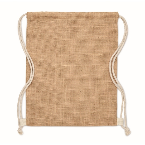 Jute Beutel mit Kordelzug