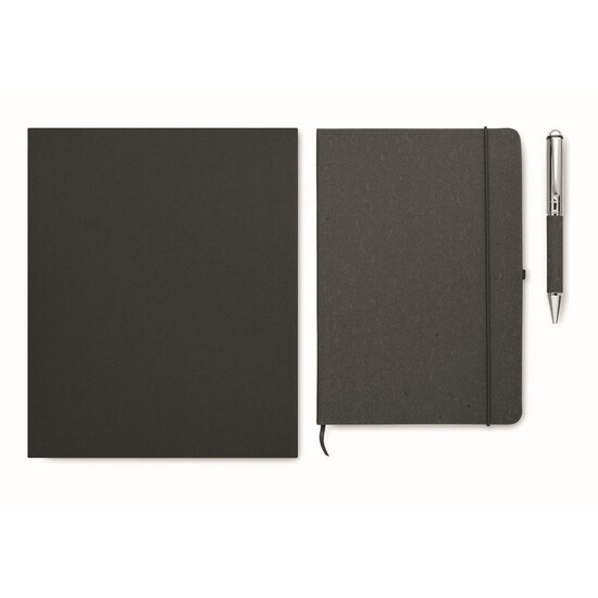 Set mit Notizbuch