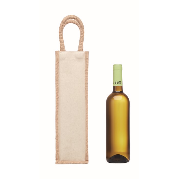 Flaschen-Geschenktasche Jute