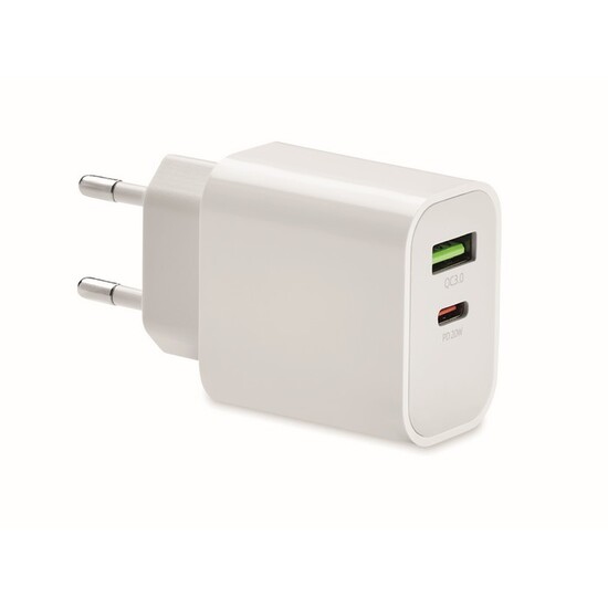 18W 2-Port USB-Ladegerät EU-Ste
