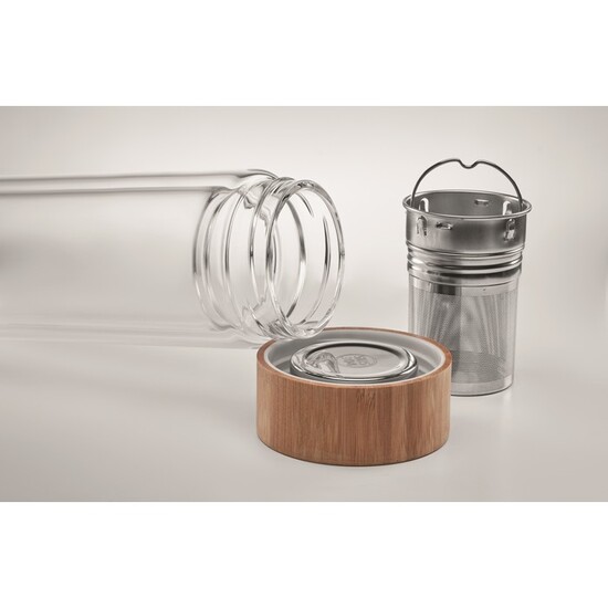 Trinkflasche Glas 400ml