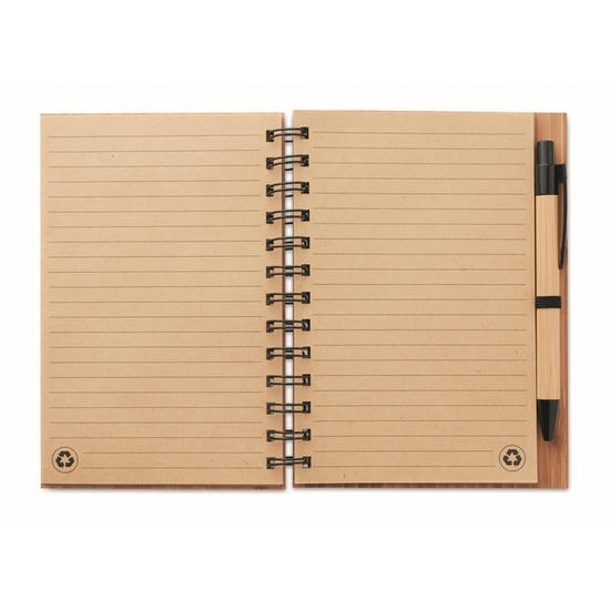 Notizbuch Bambusdeckel