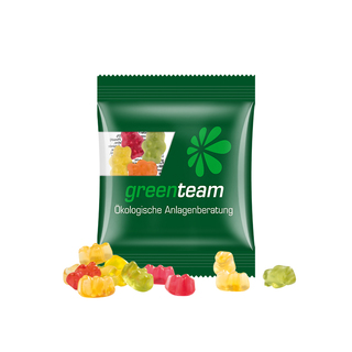 Minitüte,15 g, kompostierbare Folie transparent, Trolli Premium Bärchen,