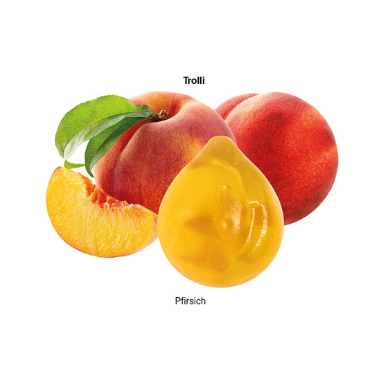 Minitüte, 15 g, kompostierbare Folie transparent, Trolli Vitamin Fruchtgummi