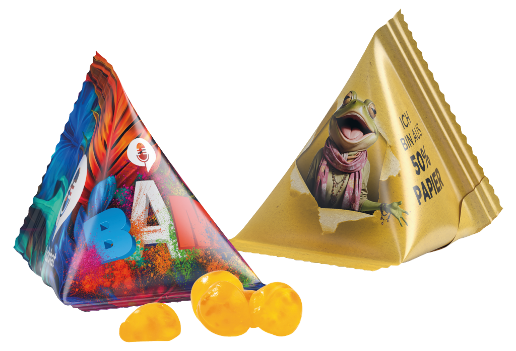 Tetraeder Vitamin Fruchtgummi