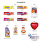 Werbekarte Visitenkartenformat, Milka Mini Schmunzelhase