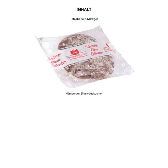 Lebkuchen Präsent Geschenkverpackung, Nürnberger Elisen-Lebkuchen