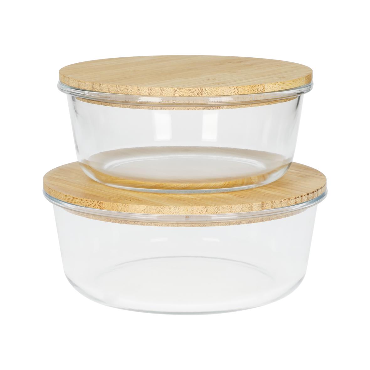 Glasbox "Balance", rund 17x7 cm