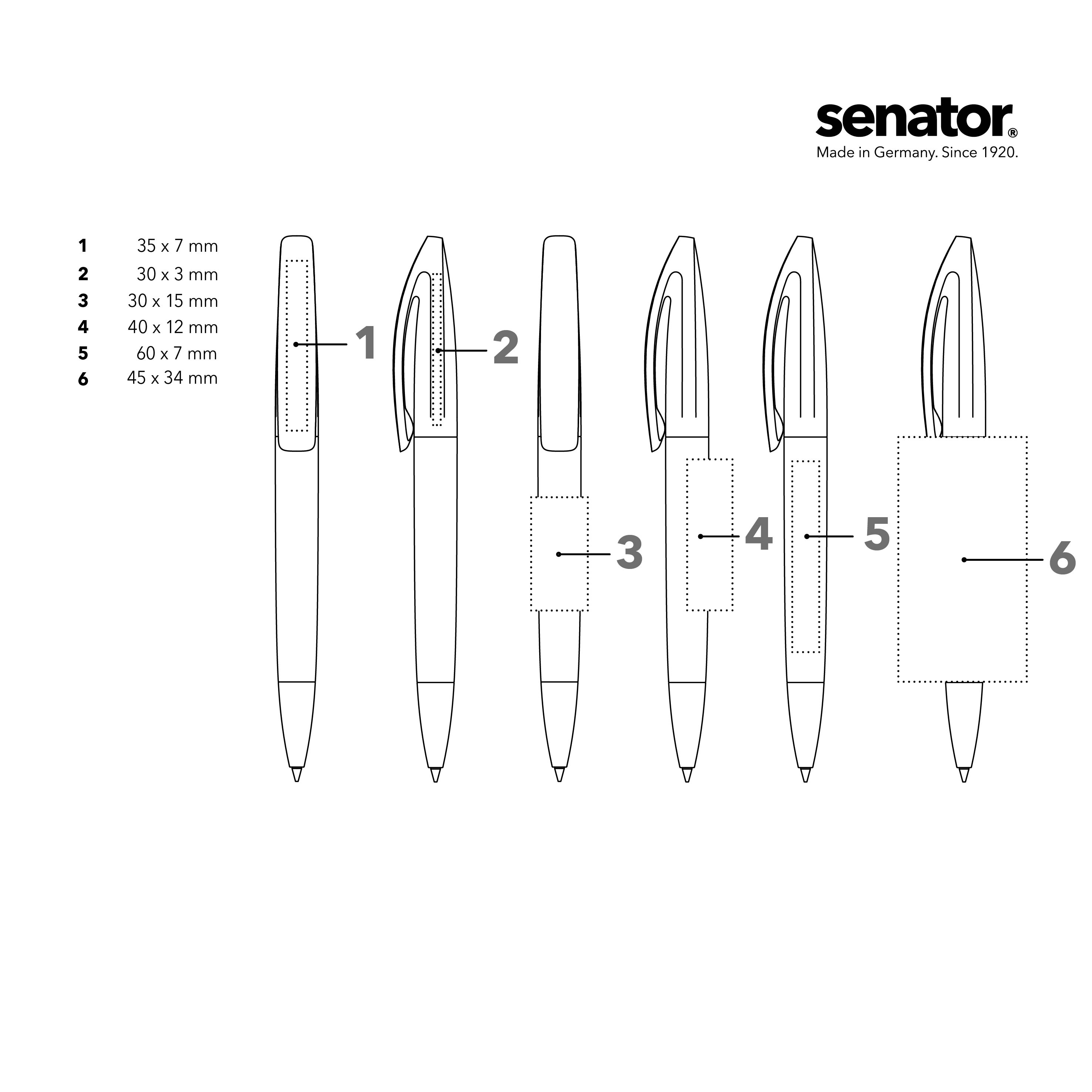 senator Bridge Polished  Drehkugelschreiber
