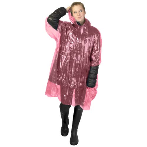 Ziva Einweg Regenponcho mit Hülle