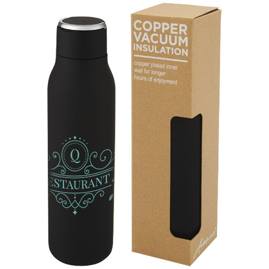 Marka 600 ml Kupfer-Vakuum Isolierflasche mit Metallschlaufe