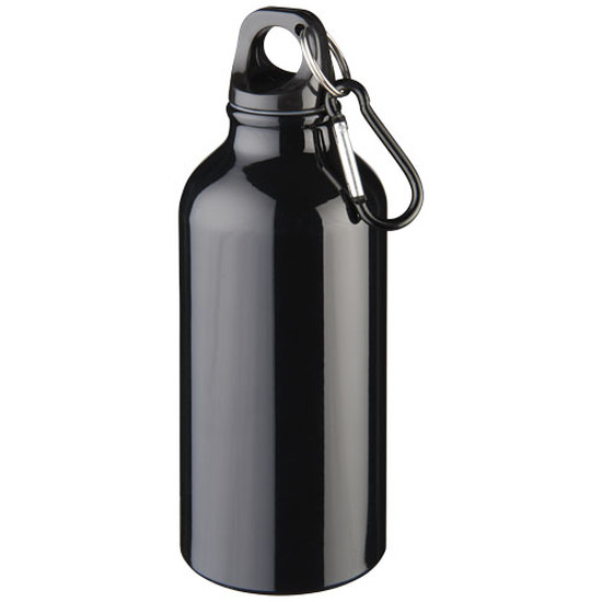 Oregon 400 ml RCS-zertifizierte Trinkflasche aus recyceltem Aluminium mit Karabinerhaken