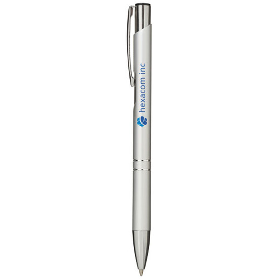 Moneta Druckkugelschreiber aus Aluminium (blaue Mine)