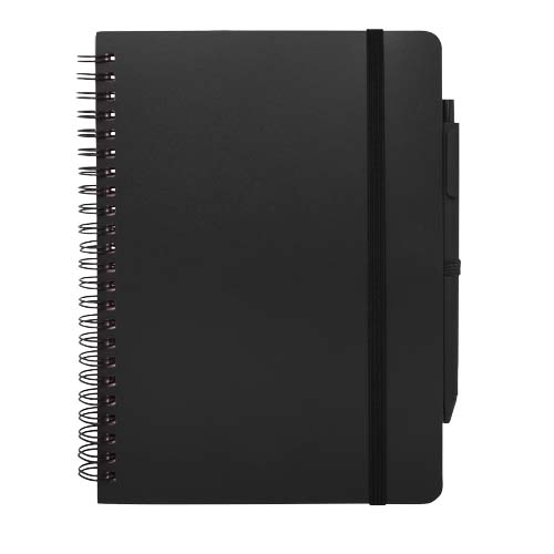 Thalaasa A5 Hardcover Notizbuch mit Kugelschreiber (schwarze Mine)