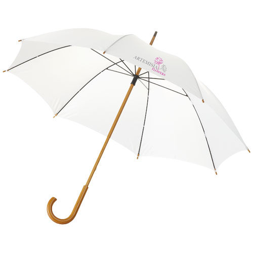 Jova 23" Regenschirm mit Holzstange und -griff