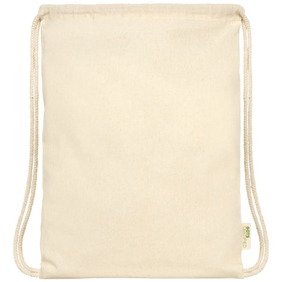 Orissa 140 g/m² Turnbeutel aus Bio-Baumwolle 5L