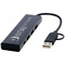 Rise USB 2.0 Hub aus recyceltem RCS Aluminium