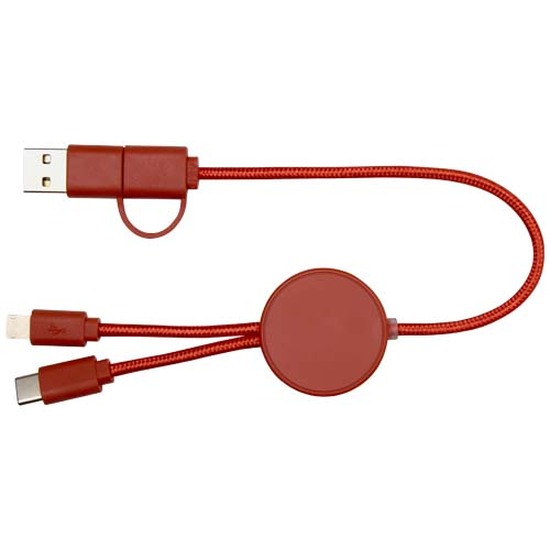 Citala 30 cm 5-in-1 Kabel aus recyceltem Kunststoff für Datenübertragung und 27W Schnellladung