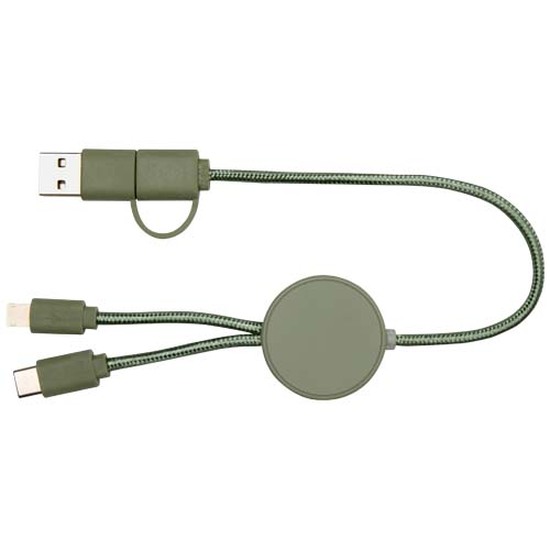 Citala 30 cm 5-in-1 Kabel aus recyceltem Kunststoff für Datenübertragung und 27W Schnellladung