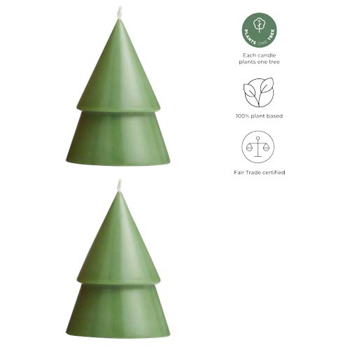 Originalhome Weihnachtsbaum Kerze M, 2er Set