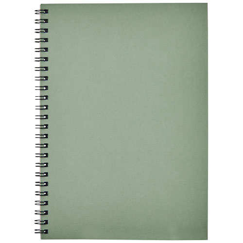 Desk-Mate® A5 recyceltes farbiges Notizbuch mit Spiralbindung