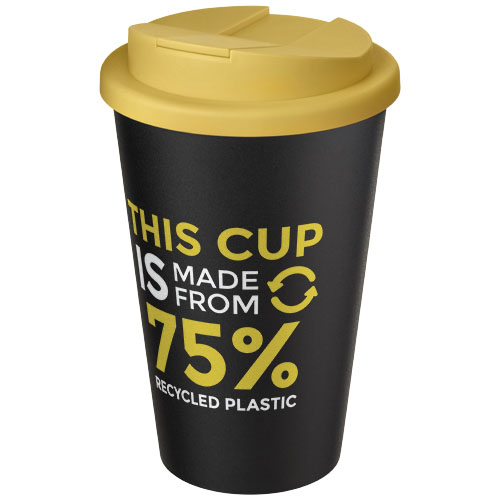 Americano® Eco 350 ml recycelter Becher mit auslaufsicherem Deckel