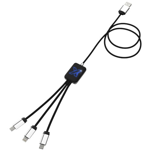 SCX.design C17 Easy to Use Ladekabel mit Leuchtlogo