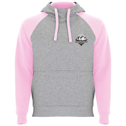 Badet zweifarbiger Kapuzenpullover Unisex