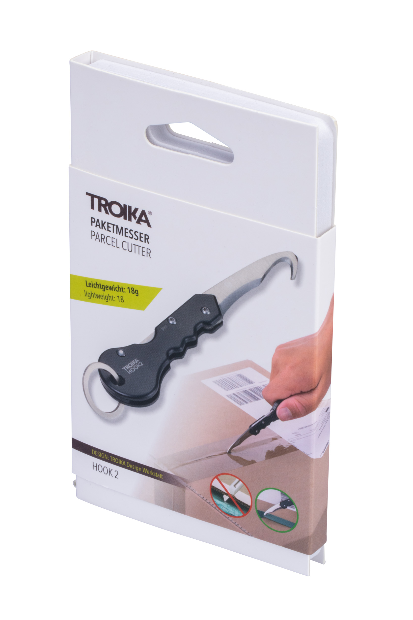 TROIKA Paketmesser HOOK 2
