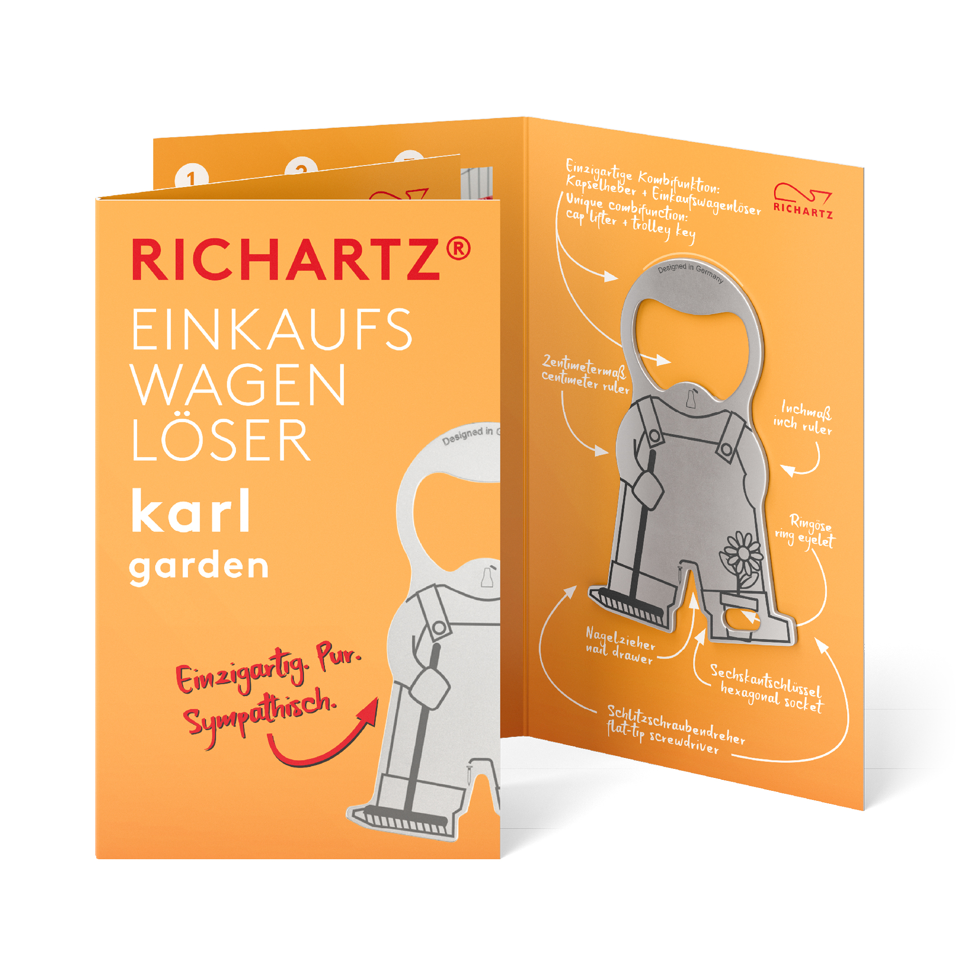 RICHARTZ® EINKAUFSWAGENLÖSER karl garden