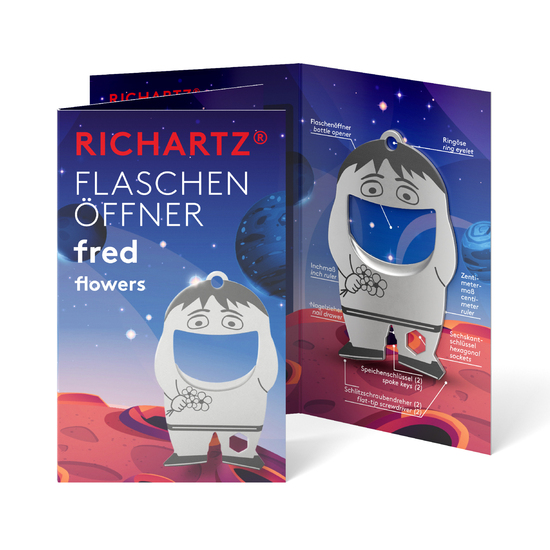 RICHARTZ® FLASCHENÖFFNER fred flowers