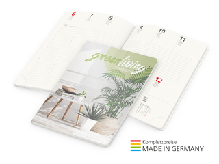 Buchkalender Prestige-Flexx green+blue