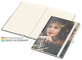 Match-Book Creme Bestseller A4 Cover-Star matt-individuell, weiß