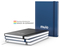 Notizbuch Easy-Book Comfort Bestseller Large, dunkelblau inkl. Prägung schwarz-glänzend