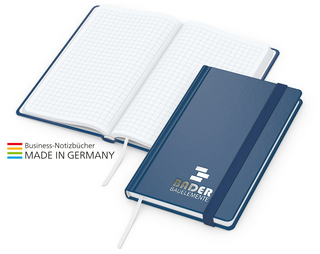 Notizbuch Easy-Book Comfort Bestseller Pocket, dunkelblau inkl. Silberprägung