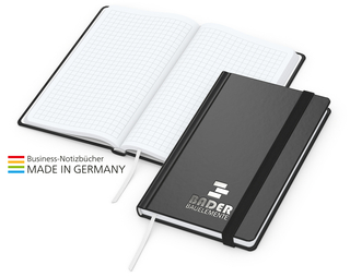 Notizbuch Easy-Book Comfort Bestseller Pocket, schwarz inkl. Silberprägung