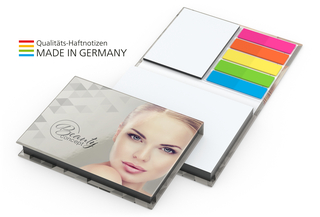 Kombi-Set Prag White Bestseller Bookcover gloss-individuell, Farbschnitt schwarz