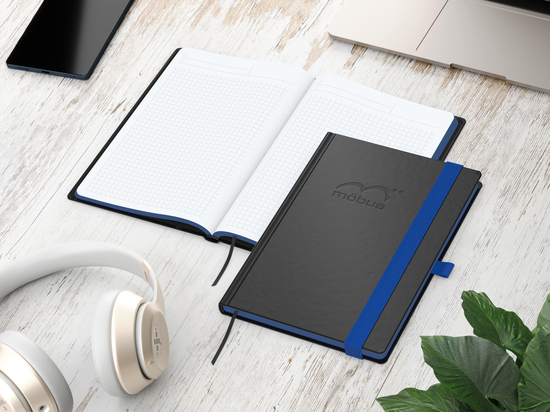 Notizbuch Color-Book Bestseller, A5, mittelblau