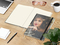 Notizbuch Match-Book Creme Bestseller, A4, Cover-Star, gloss-individuell, schwarz