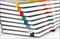 Notizbuch Match-Book White Bestseller, A4, Cover-Star, matt-individuell, silbergrau