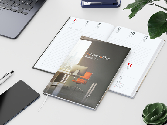 Wochenkalender Prestige Bestseller inkl. 4C-Druck, gloss-individuell