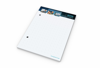 Schreibblock Bestseller, A6, 50 Blatt mit 2fach-Abheftlochung