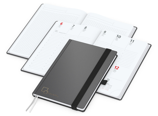 Wochenplaner Vision-Hybrid White Bestseller inkl. Goldprägung