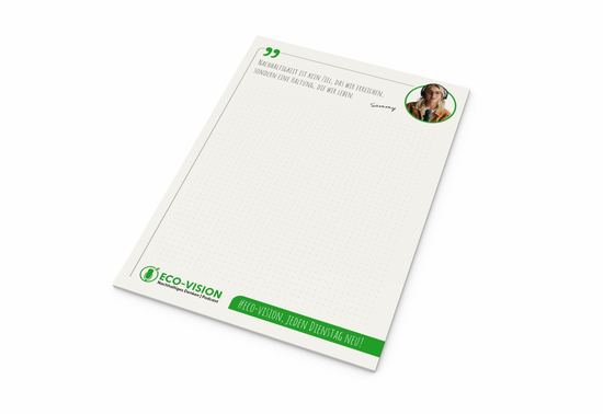 Schreibblock Recycling, A5, 25 Blatt