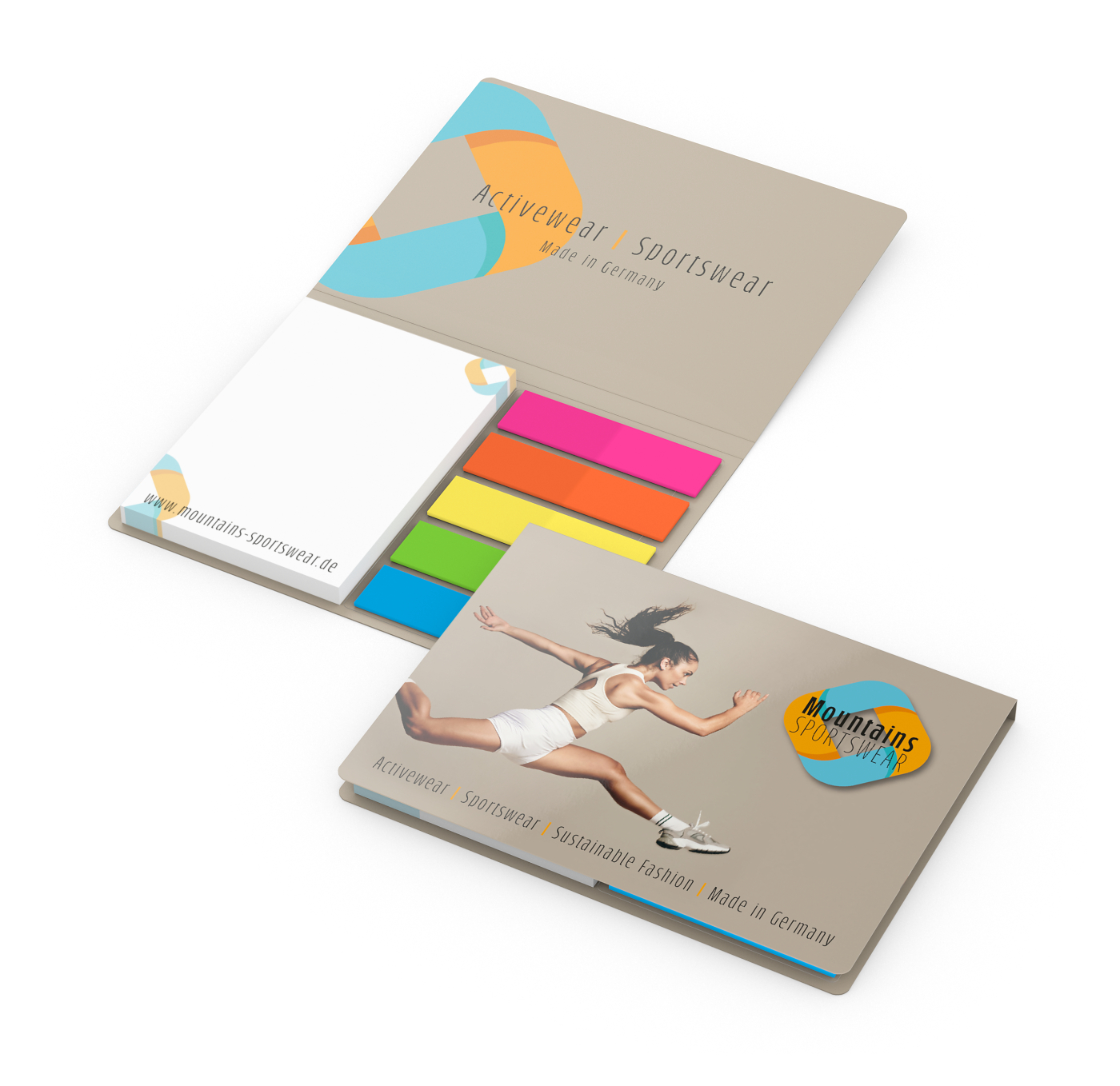 Haftnotiz-Set Lissabon Softcover Individuell, gloss-individuell