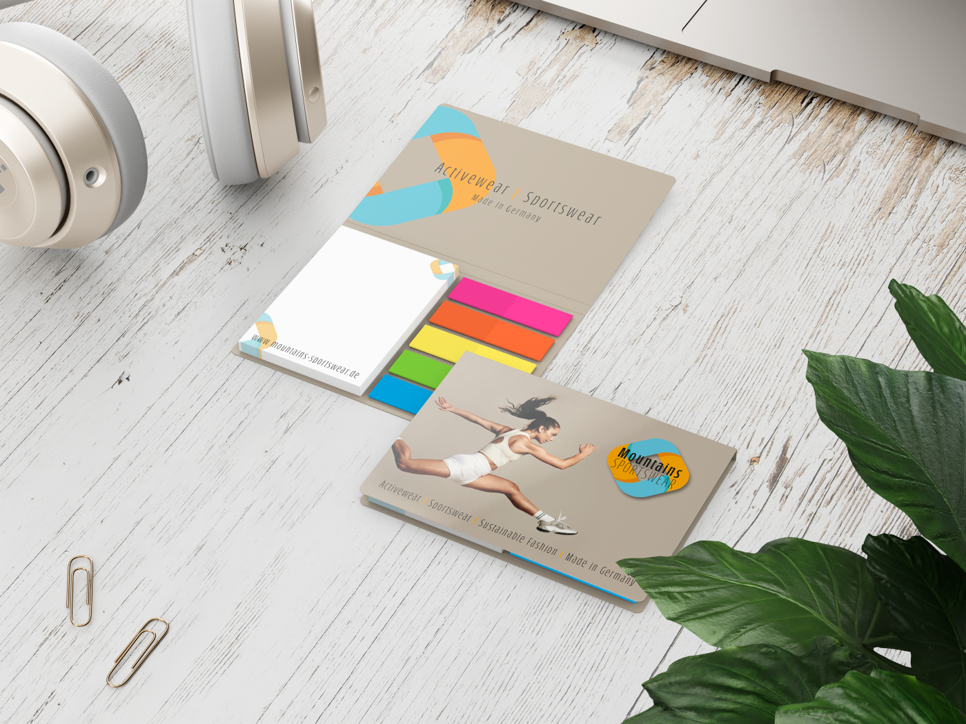 Haftnotiz-Set Lissabon Softcover Individuell, gloss-individuell