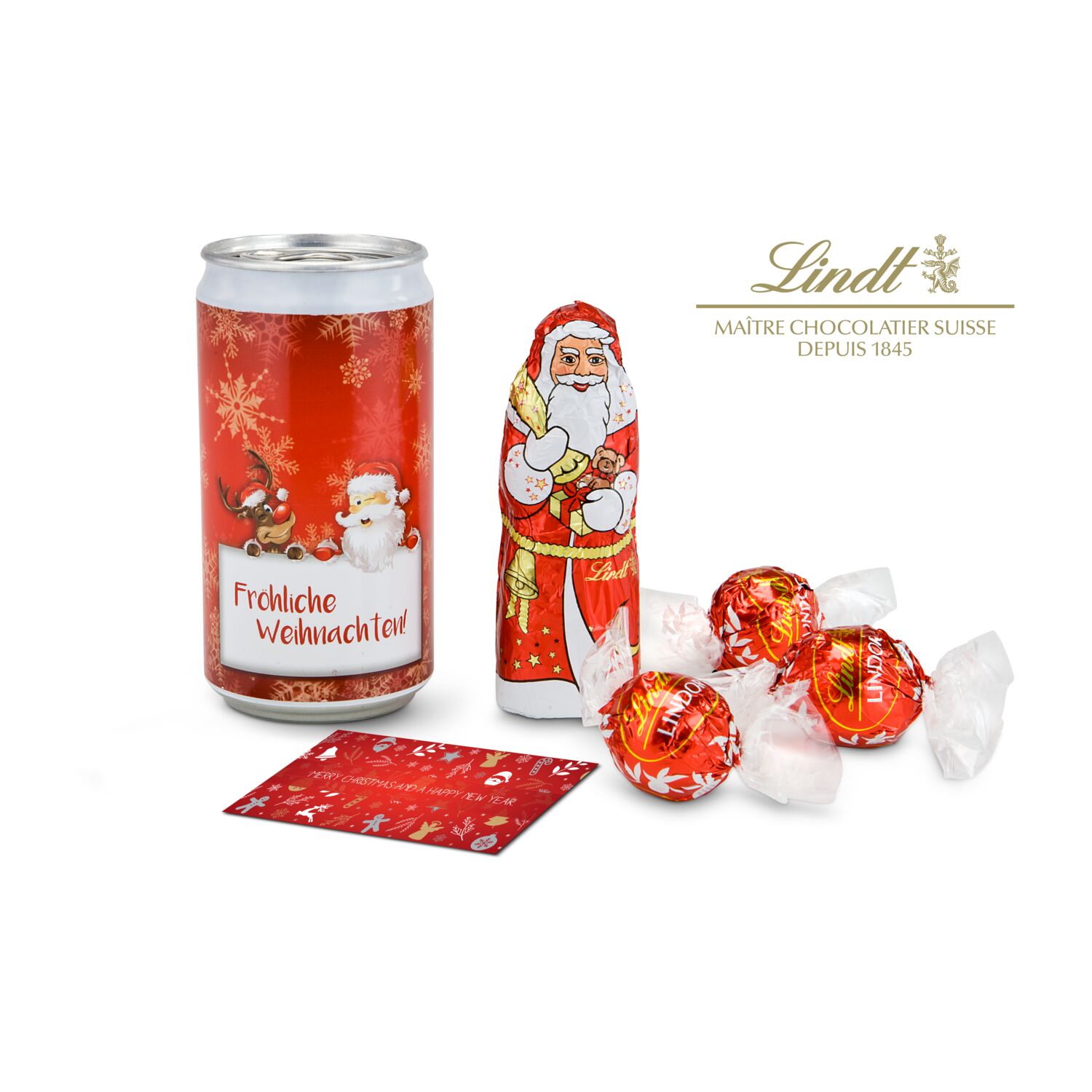 Geschenkset / Präsenteset: Lindt-Geheimnis - Santa 2K1181