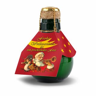 Kleinste Sektflasche der Welt Weihnachtsgruß, 125 ml 2K1540f
