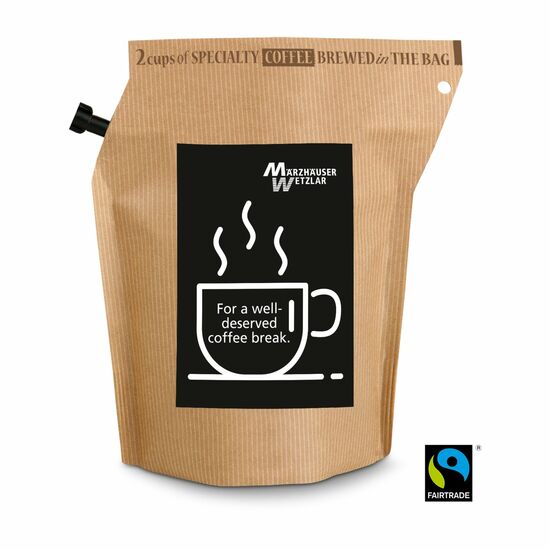 Geschenkartikel / Präsentartikel: Fußball-EM Team Deutschland Wachmacher, Kaffee im Brühbeutel 2K1962a