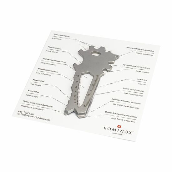 ROMINOX® Key Tool Lion (22 Funktionen) Danke 2K2103b